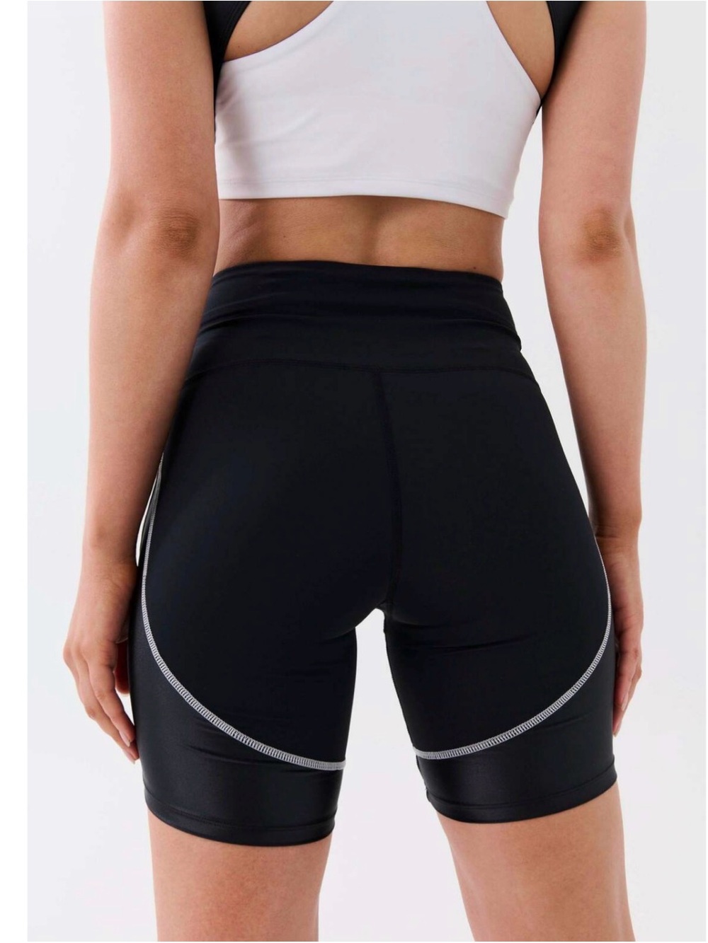 P.E Nation Reformer Bike Shorts Womens Activewear Running Training sz XS - Picture 2 of 6